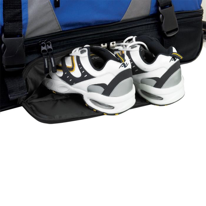 36" Adventure 2-Section Drop Bottom Rolling Duffel (Available in 4 colors)