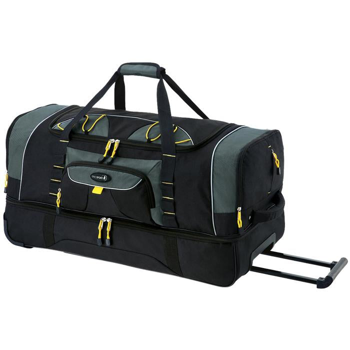 30"/36" Sierra Madre 2-Section Drop Bottom Rolling Duffel Bag (Available in 2 sizes)