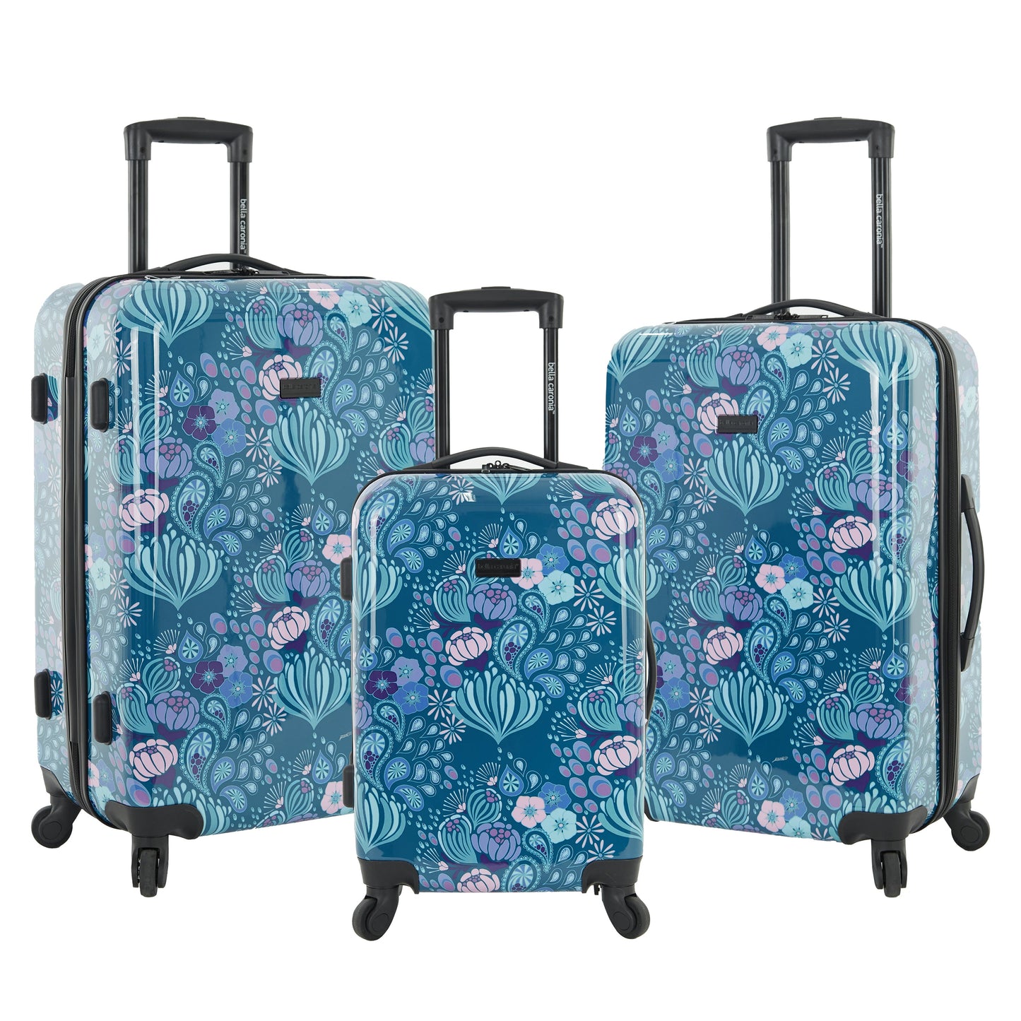 Bella Caronia 3pc Hardside Set | 360° EZ-Glide Wheels (Available in 3 Colors)