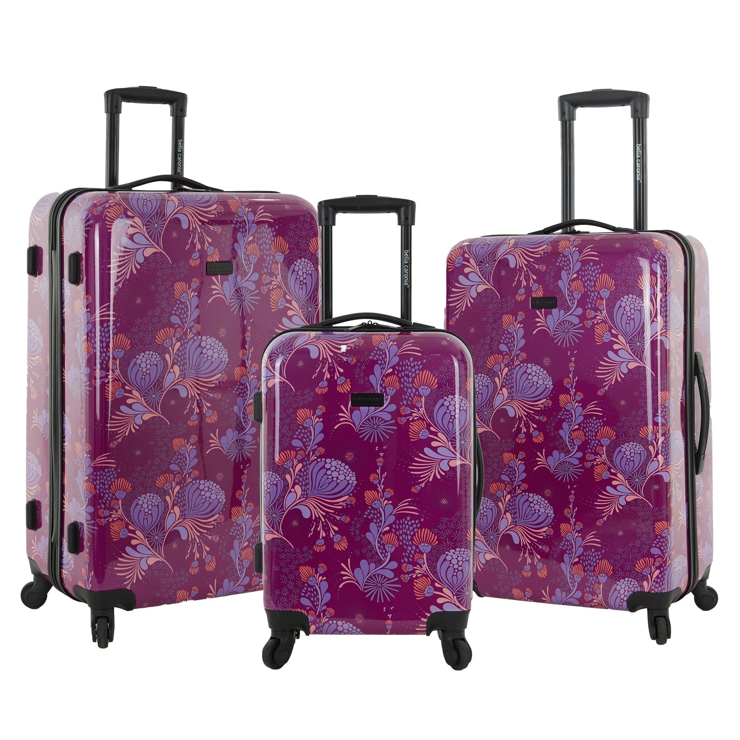 Bella Caronia 3pc Hardside Set | 360° EZ-Glide Wheels (Available in 3 Colors)
