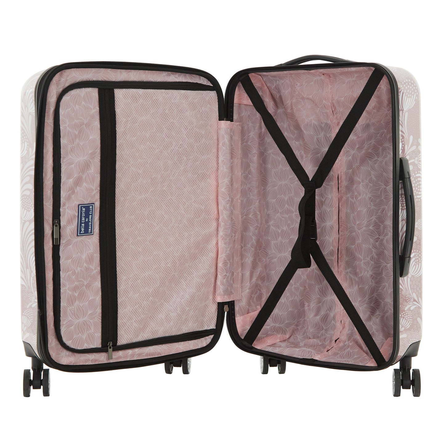 Bella Caronia | Posh Collection | 3pc EXP. Hardside Luggage | 8-Spinner Wheels (Available in 3 Colors)