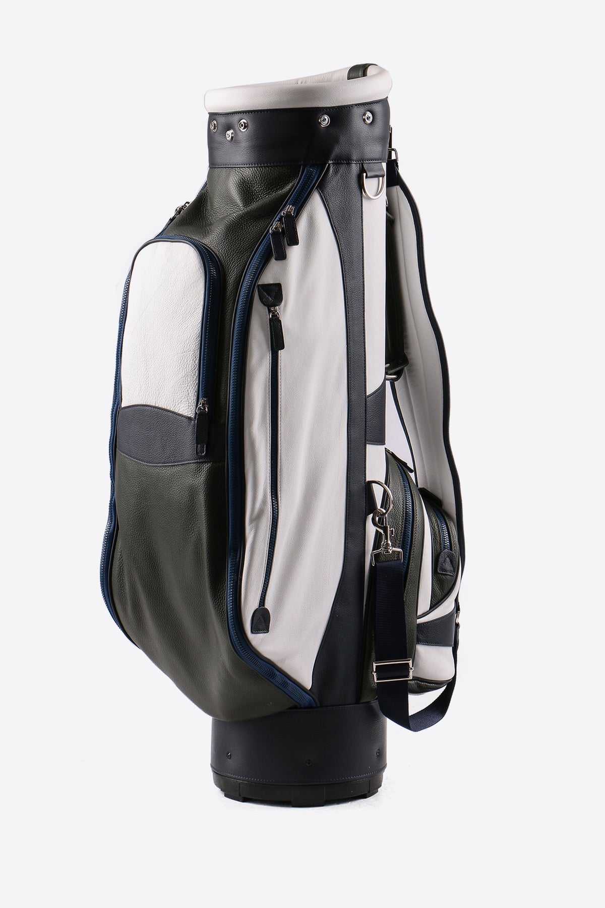 Tri-Color Leather Golf Bag (Available in 7 Colors + Custom)