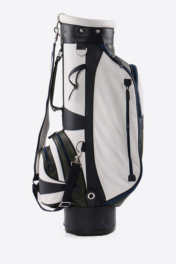 Tri-Color Leather Golf Bag (Available in 7 Colors + Custom)