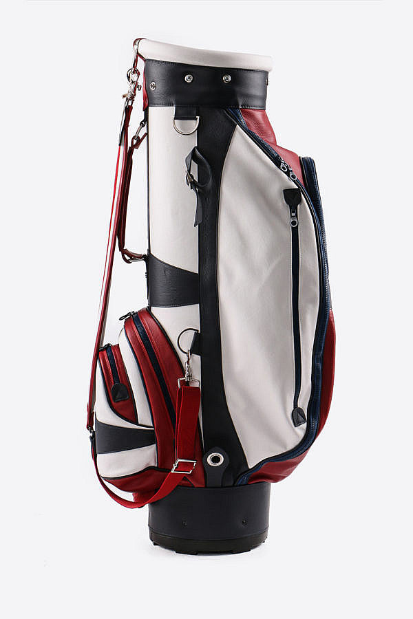 Tri-Color Leather Golf Bag (Available in 7 Colors + Custom)