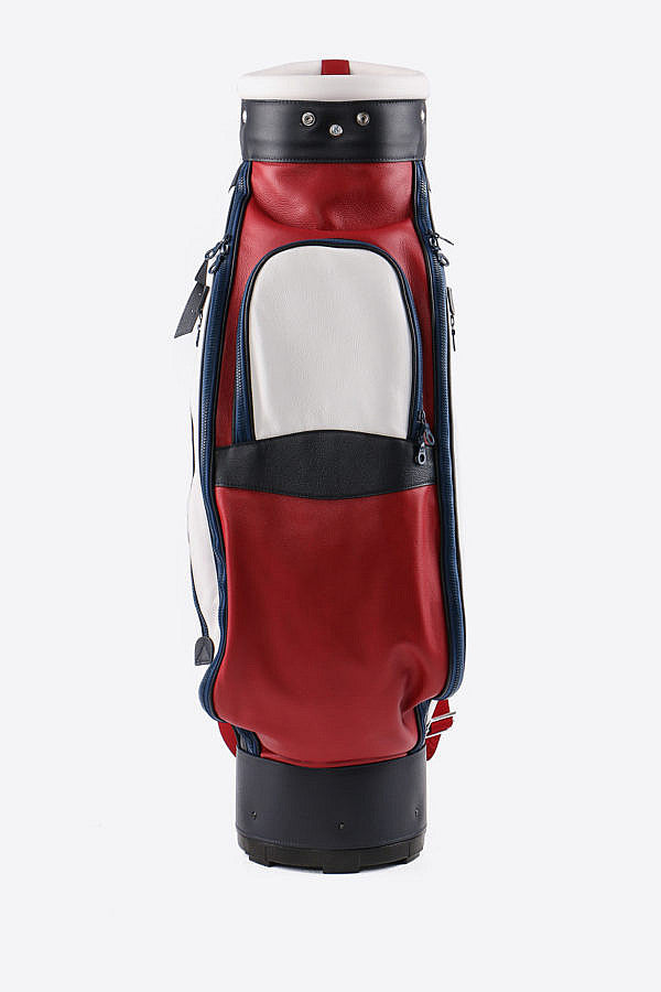 Tri-Color Leather Golf Bag (Available in 7 Colors + Custom)