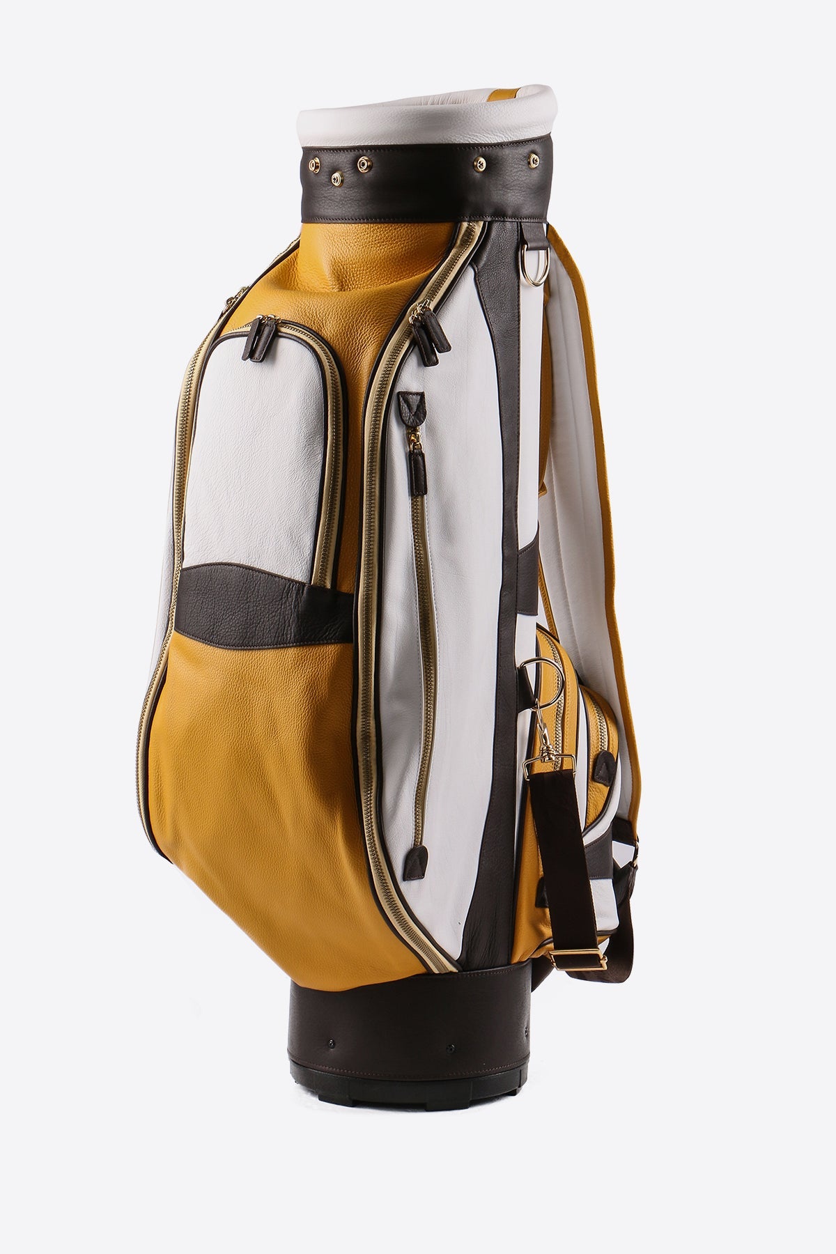 Tri-Color Leather Golf Bag (Available in 7 Colors + Custom)