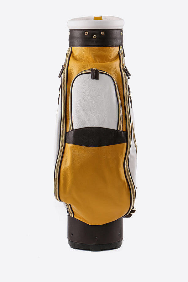 Tri-Color Leather Golf Bag (Available in 7 Colors + Custom)