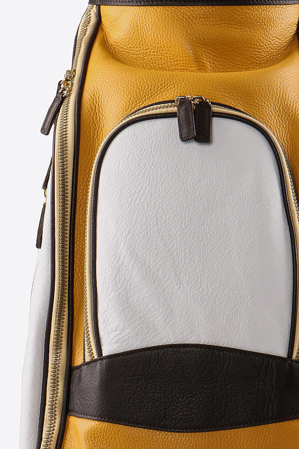 Tri-Color Leather Golf Bag (Available in 7 Colors + Custom)