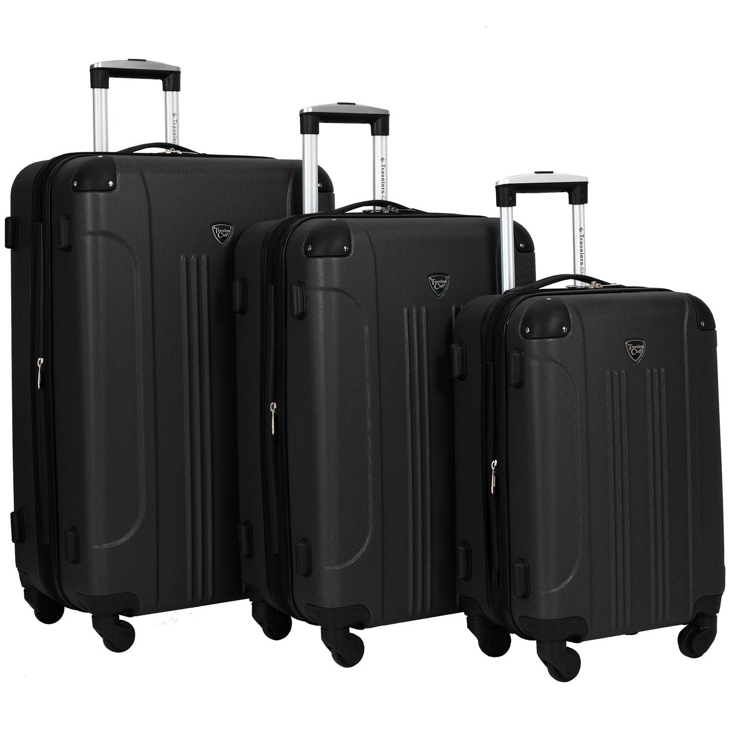 Chicago Expandable Hardside Luggage 3 Pc Set W/ 360⁰ (8) Wheels (Available in 2 colors)