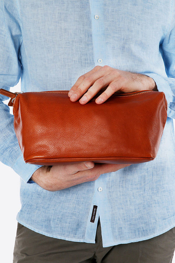 Precious Cargo Leather Toiletry Bag (Available in 5 colors)