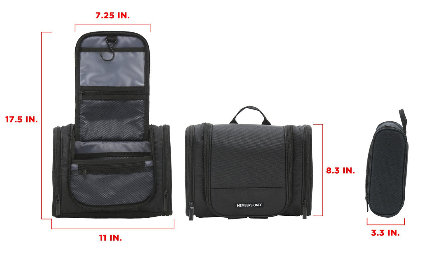 11" Hanging Toiletry Kit (Available in 4 colors)