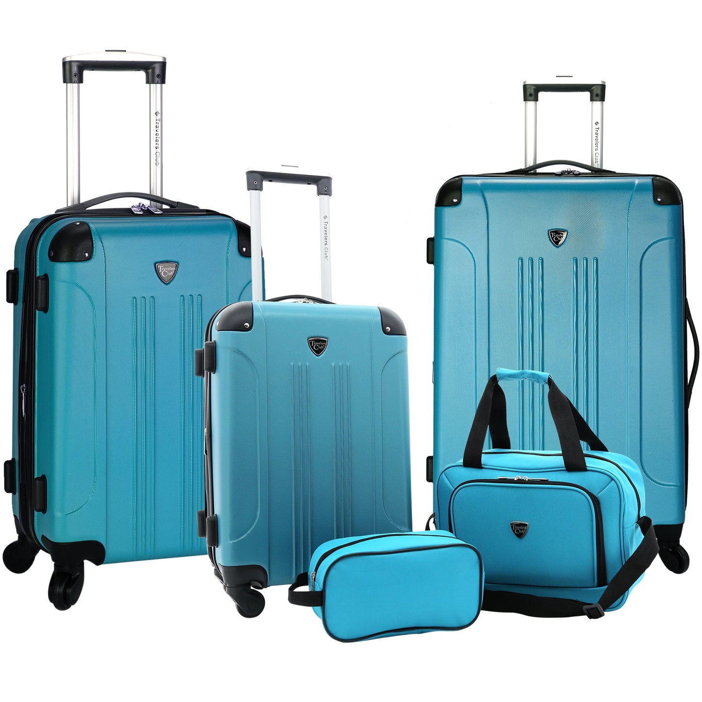 Chicago Plus Luggage Set - 5 pc (Available in 3 colors)
