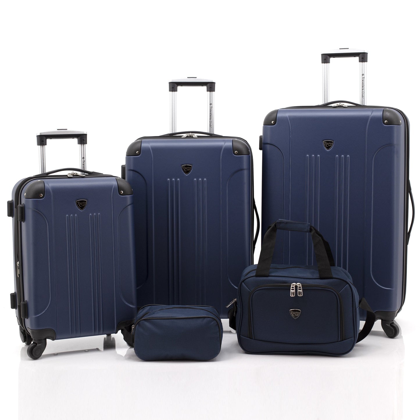 Chicago Plus Luggage Set - 5 pc (Available in 3 colors)