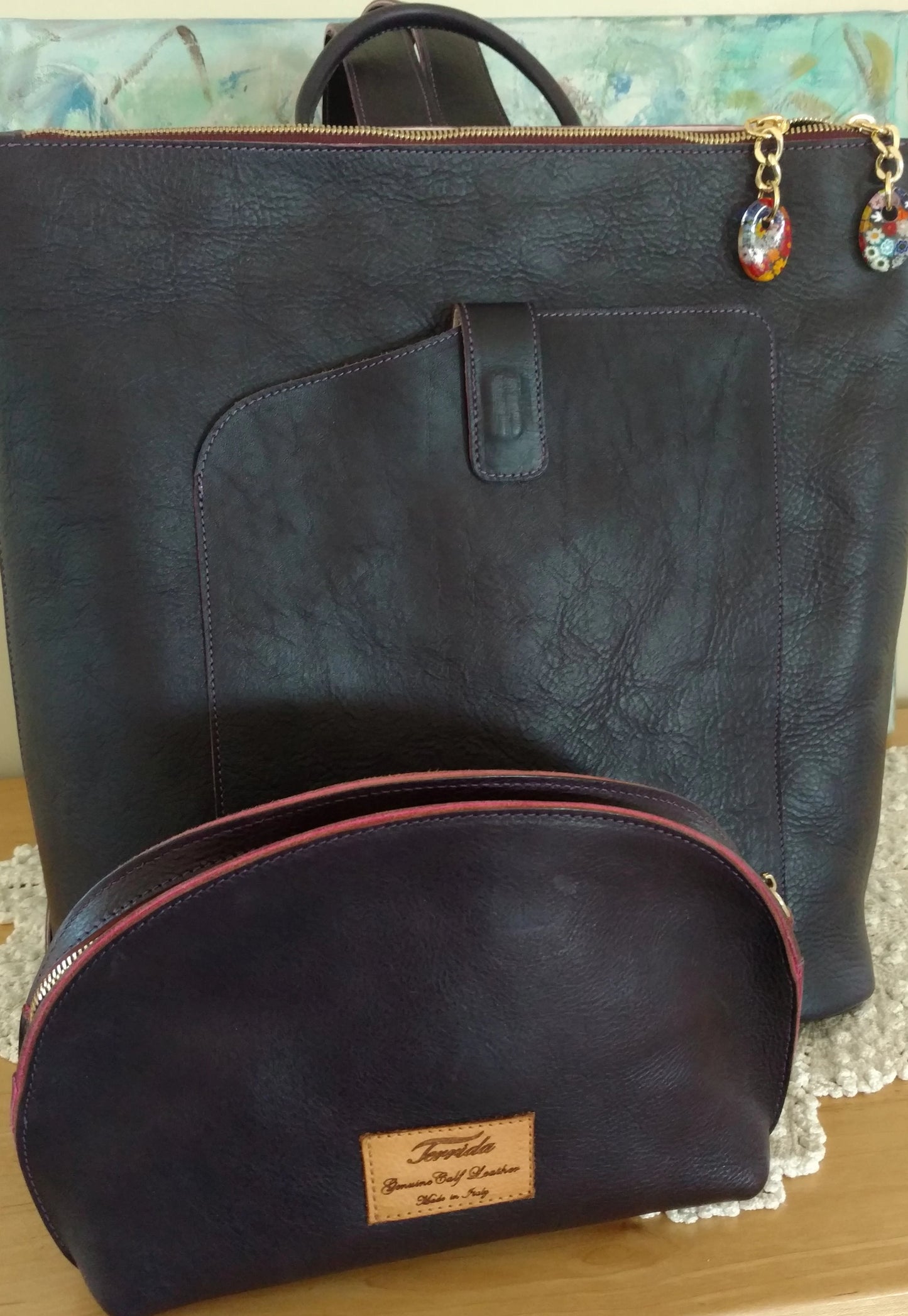 Aurora Leather Backpack (Available in 7 Colors)