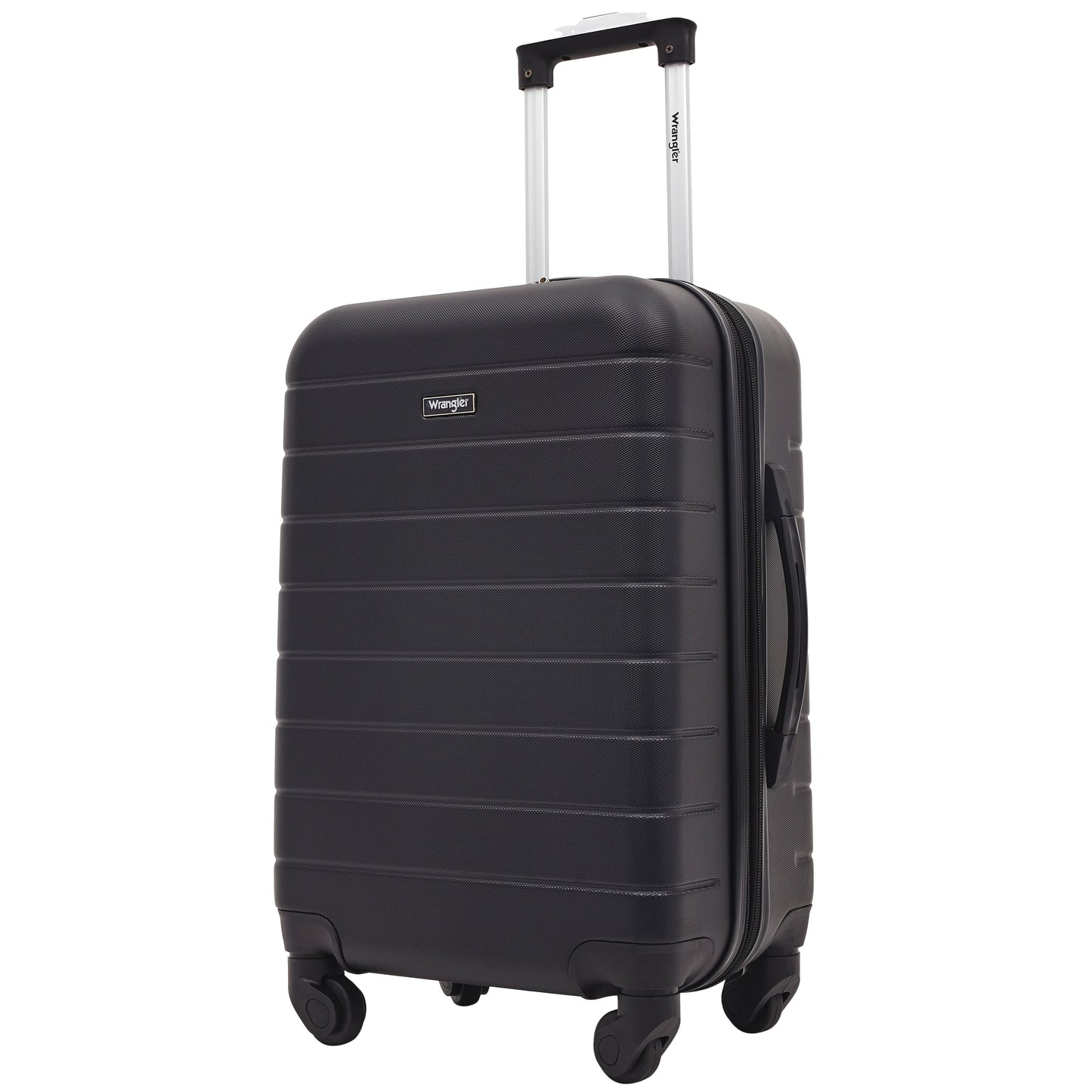 Wrangler El Dorado 2-Pc Expandable Rolling Carry-On Set w/ 3-In-1 Cup Holder (Available in 3 Colors)
