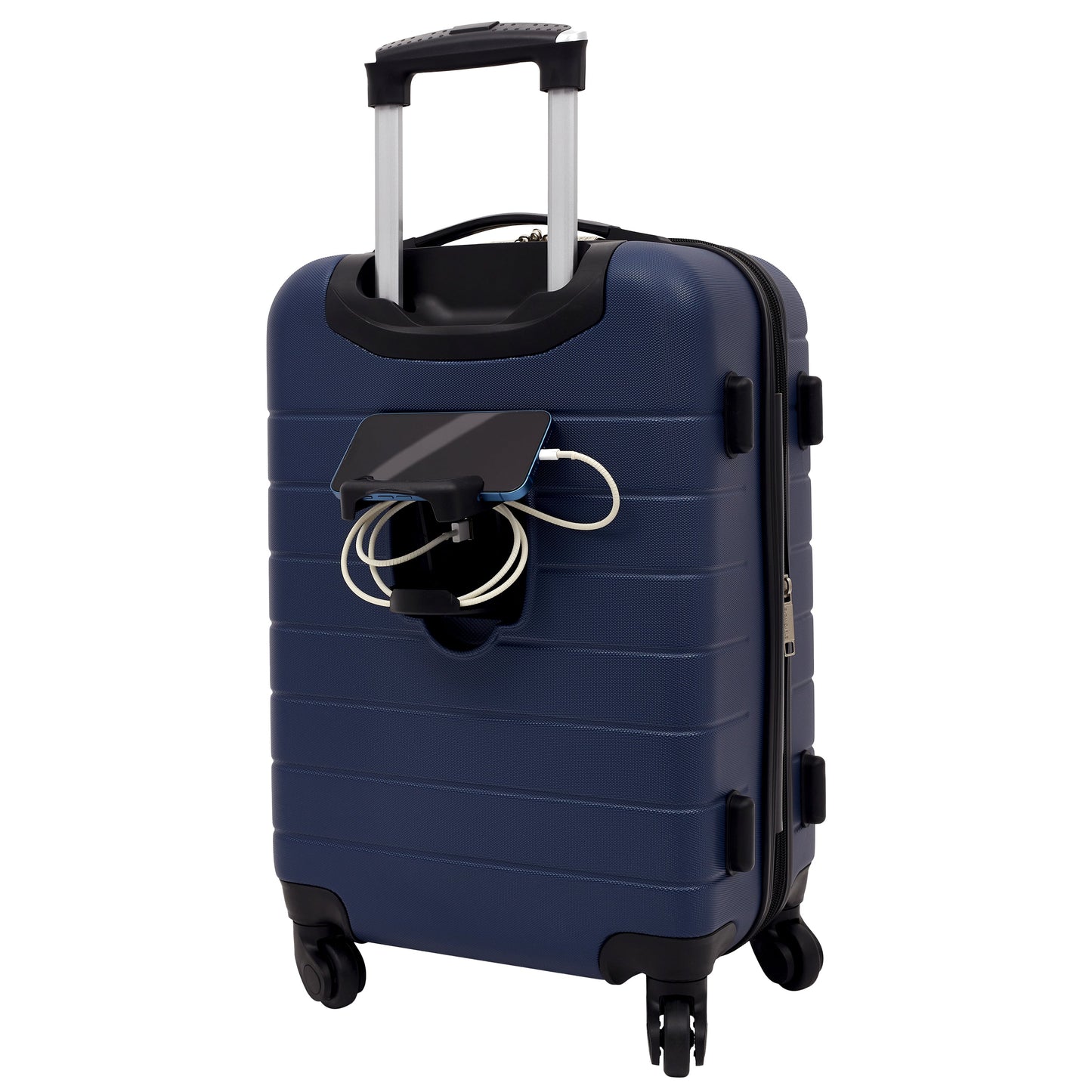 Wrangler El Dorado 2-Pc Expandable Rolling Carry-On Set w/ 3-In-1 Cup Holder (Available in 3 Colors)