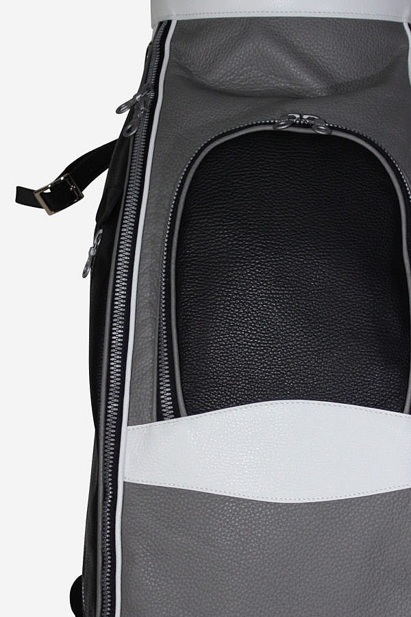Tri-Color Leather Golf Bag (Available in 7 Colors + Custom)