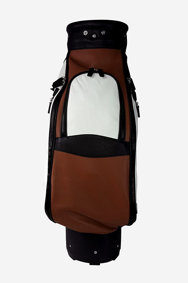 Tri-Color Leather Golf Bag (Available in 7 Colors + Custom)