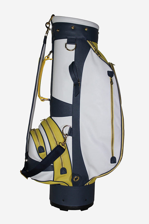 Tri-Color Leather Golf Bag (Available in 7 Colors + Custom)