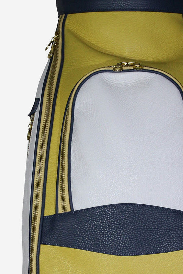 Tri-Color Leather Golf Bag (Available in 7 Colors + Custom)