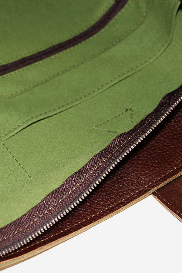 Shoppers Leather Tote (Available in 8 colors)