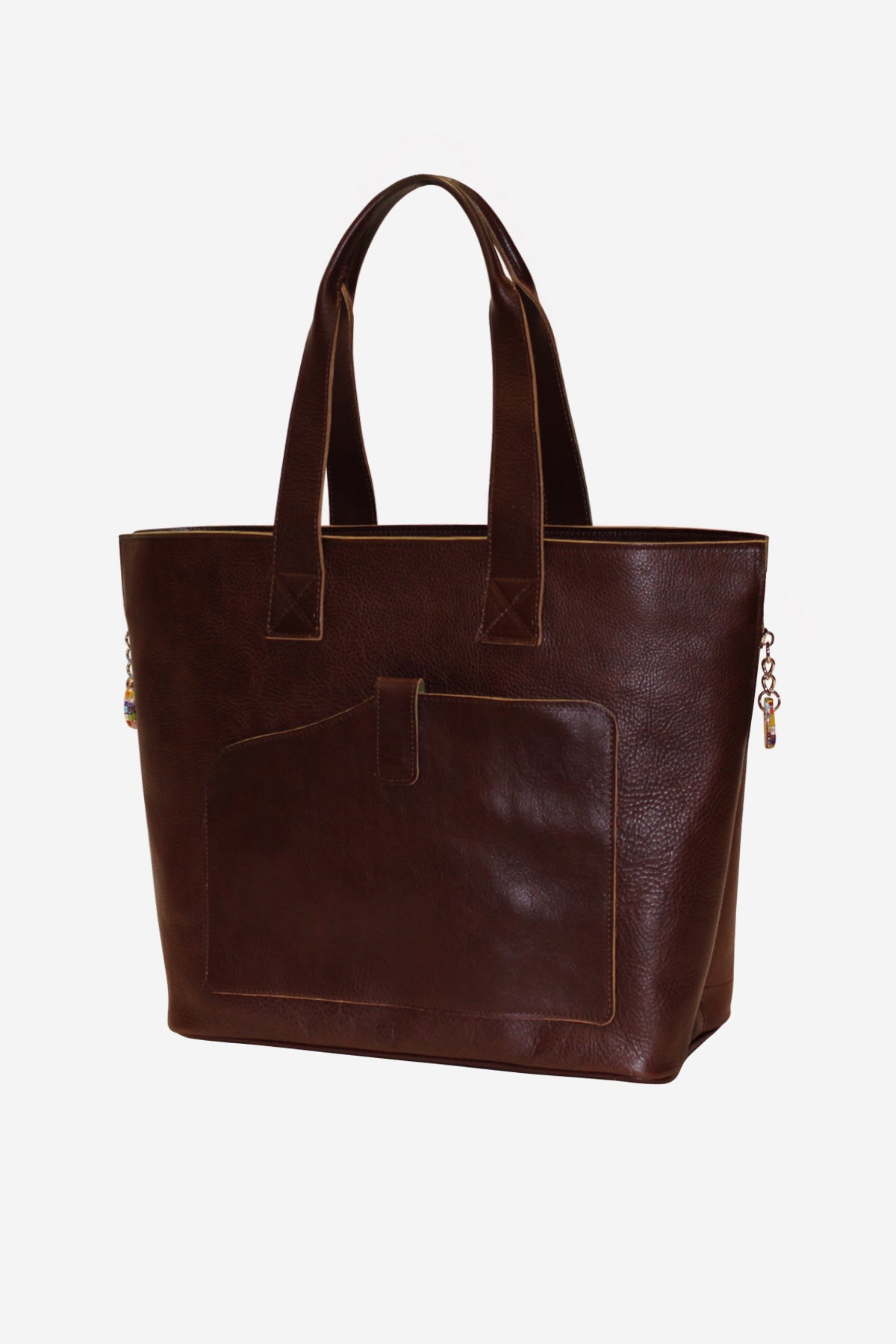 Shoppers Leather Tote (Available in 8 colors)