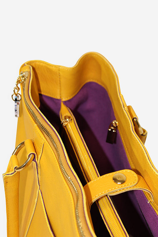 La Borsa Italiana Leather Bag (Available in 6 Colors)