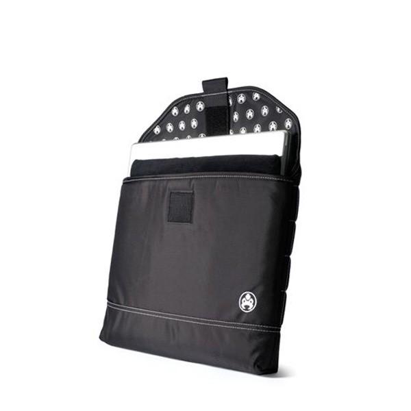 12" Sumo Laptop Sleeve (Black w/ White Stitching)