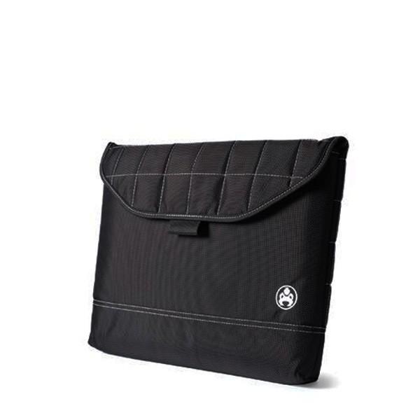 12" Sumo Laptop Sleeve (Black w/ White Stitching)