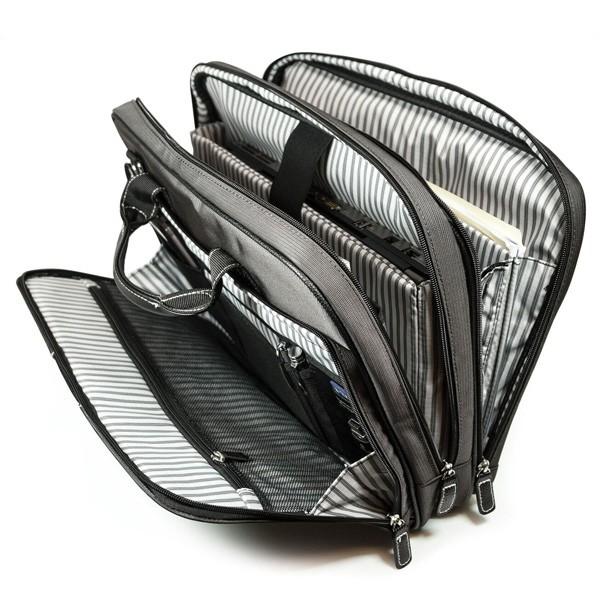 16" Graphite Nylon Briefcase