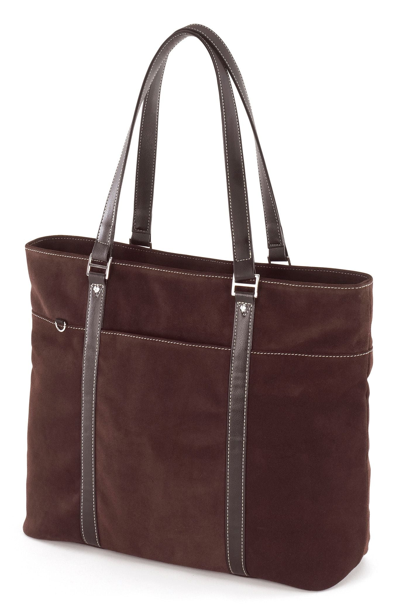 Suede 14.1" Ultrabook or 15" MacBook Ultra Tote - Chocolate