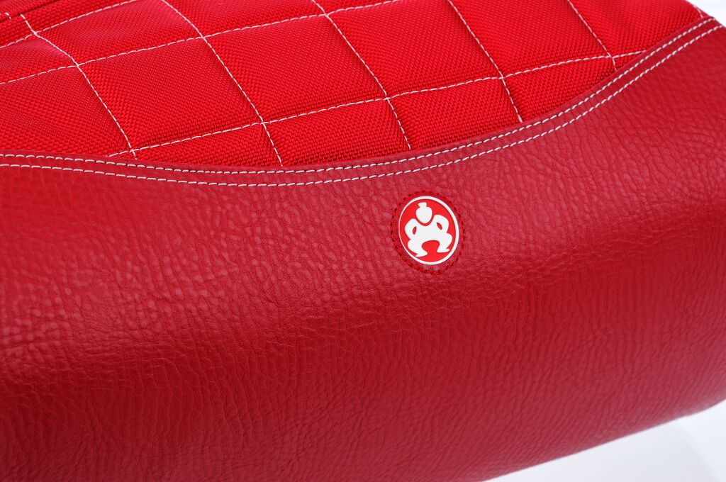 Medium Sumo Duffel (Red with White Stitching)