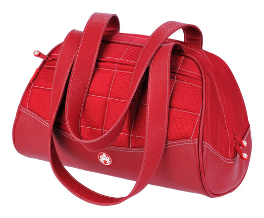Large Sumo Duffel (Red with White Stitching)