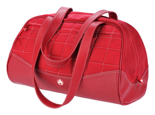 Small Sumo Duffel (Red with White Stitching)