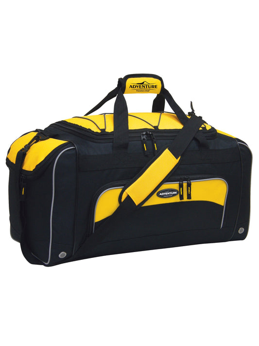 24" Adventure | Sport Multi pocket duffel W/ Wet shoe pocket (Available in 4 colors)