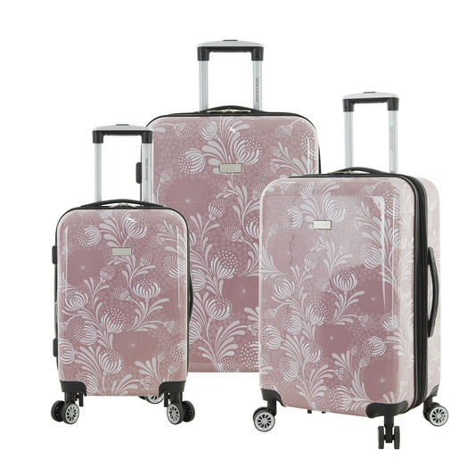 Bella Caronia | Posh Collection | 3pc EXP. Hardside Luggage | 8-Spinner Wheels  (Available in 3 Colors)