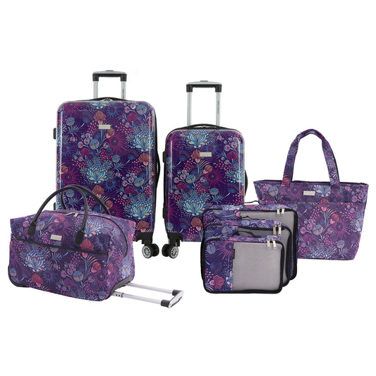 Bella Caronia | Deluxe Collection | 7pc Travel Value Set | 360° 8-Wheel System (Available in 2 Colors)