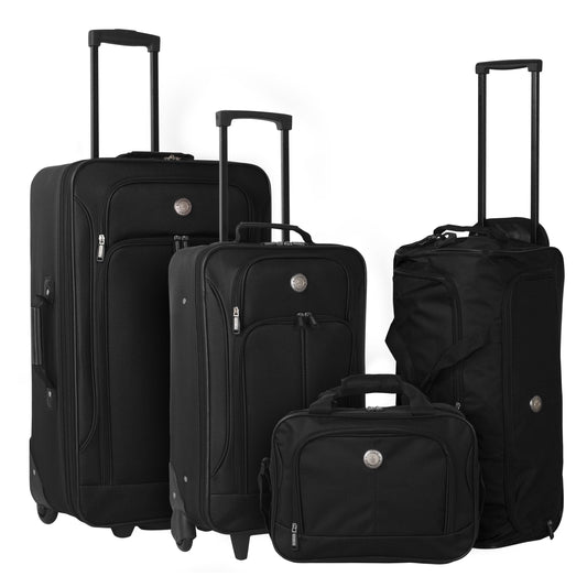 Genova II Expandable Luggage and Accessories Set - 4-Pc (Available in 2 colors)