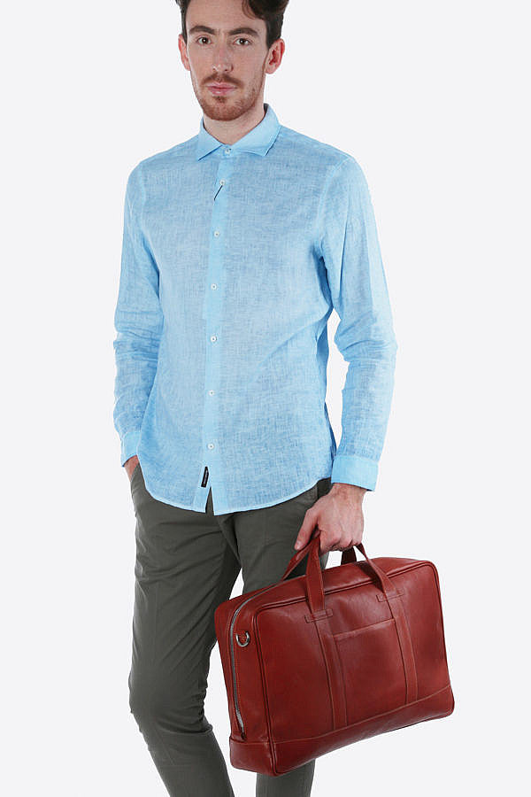 Marco Polo Leather Briefcase (Available in 5 Colors)