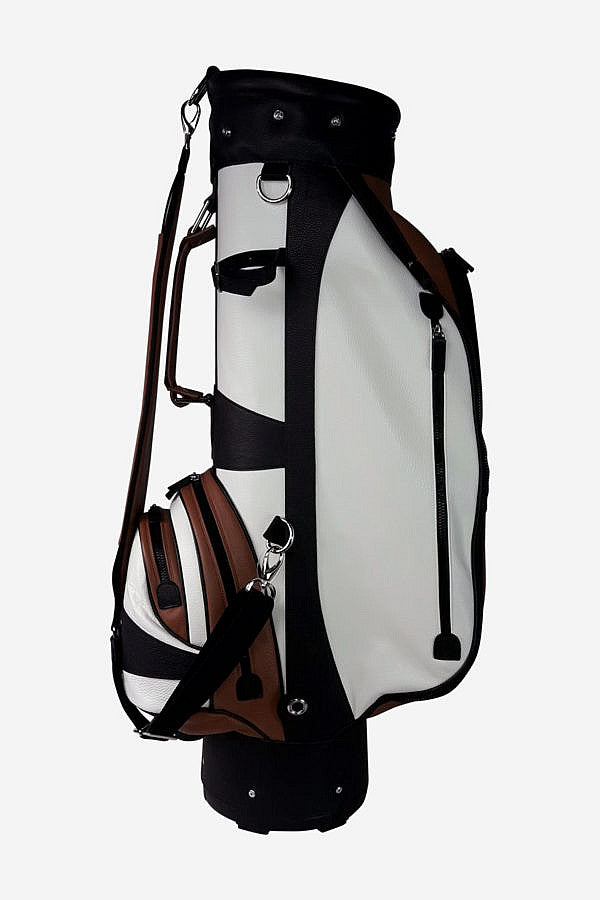 Tri-Color Leather Golf Bag (Available in 7 Colors + Custom)