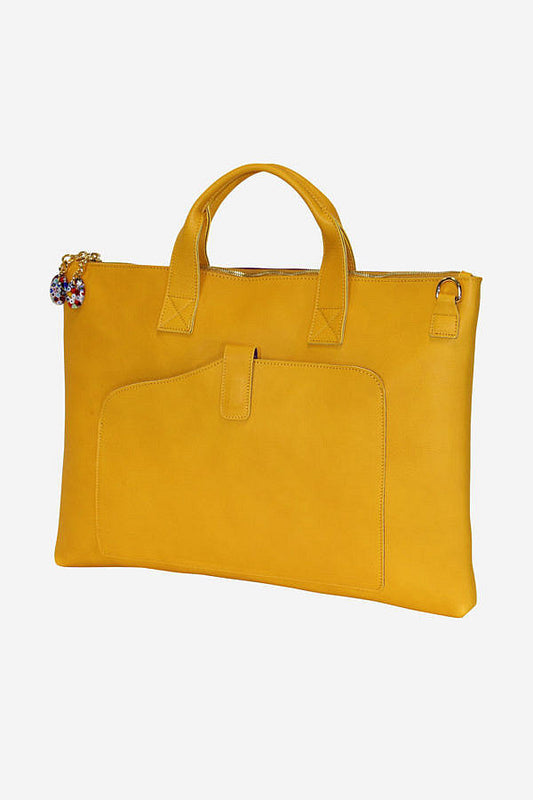 Murano Slim Leather Briefcase (Available in 4 colors)