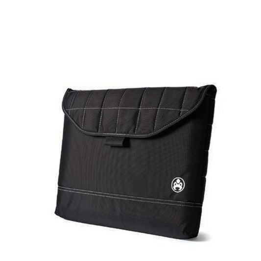 12" Sumo Laptop Sleeve (Black w/ White Stitching)