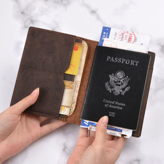 Leather Passport & ID Wallet (Available in 6 Colors)