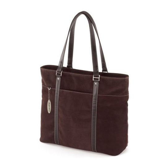 Suede 14.1" Ultrabook or 15" MacBook Ultra Tote - Chocolate
